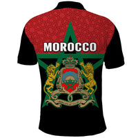 Western Sahara Morocco Polo Shirt Map Black Moroccan Is Always In My Heart - Wonder Print Shop