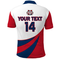 (Custom Text And Number) Republica Dominicana Polo Shirt 2023 Baseball - Wonder Print Shop
