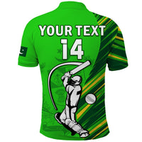 (Custom Text And Number) Pakistan Cricket Polo Shirt Go Shaheens Simple Style - Wonder Print Shop