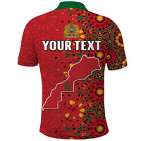 Custom Western Sahara Morocco Polo Shirt Map Red Moroccan Is Always In My Heart - Wonder Print Shop