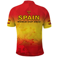 Spain Football Polo Shirt La Roja Football 2022 - Wonder Print Shop