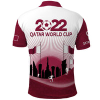 Qatar Polo Shirt Happy 144th Independence Anniversary Mix Football 2022 - Wonder Print Shop