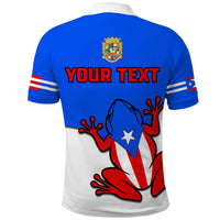 Custom Puerto Rico Polo Shirt Coqui Frog Simple Style - Wonder Print Shop
