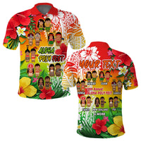 Custom Aloha Poly Fest Polo Shirt Polynesian Pattern With Tropical Flowers - Wonder Print Shop