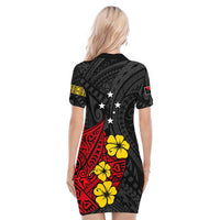 custom-personalised-papua-new-guinea-birds-of-paradise-polo-dress