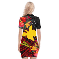 custom-personalised-papua-new-guinea-polo-dress-bird-of-paradise-ver01