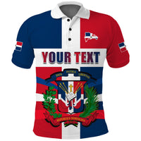 Custom Dominican Republic Polo Shirt Dominicana Proud Style Flag LT13 - Wonder Print Shop