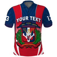 (Custom Text and Number) Dominican Republic Polo Shirt Dominicana Style Sporty LT13 - Wonder Print Shop