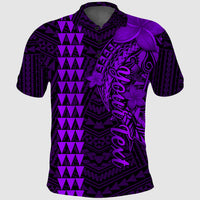 Custom Hawaii Polo Shirt Kakau Kanaka Maoli Combine Polynesian Shark Ver.05 - Wonder Print Shop