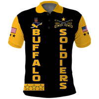 Custom Buffalo Soldiers Polo Shirt BSMC Club Adore Motorcycle LT13 - Wonder Print Shop