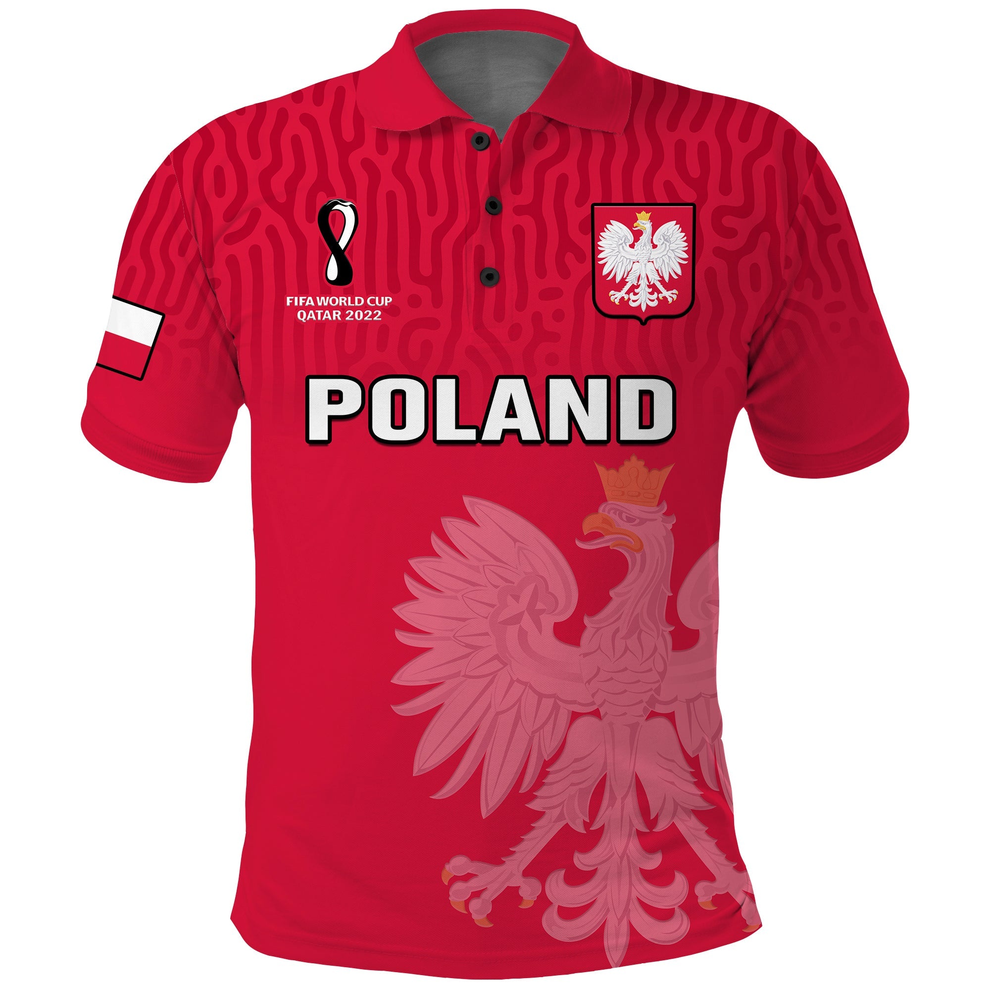 custom-text-and-number-poland-football-polo-shirt-polska-world-cup-2022-red