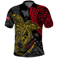 Custom Text and Number Papua New Guinea Polo Shirt Raggiana Birds Of Paradise Happy 47th Independence Day LT13 - Wonder Print Shop