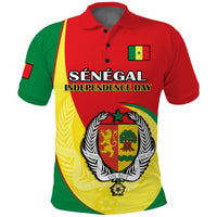 Senegal Polo Shirt Happy 63th Independence Day - Wonder Print Shop