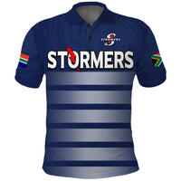 (Custom Text And Number) Stormers South Africa Rugby Polo Shirt We Are The Champions URC Unity - Wonder Print Shop