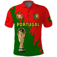 Portugal Football Polo Shirt Champions WC 2022 - Wonder Print Shop
