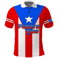Puerto Rico Polo Shirt Coat Of Arms Mix Flag - Wonder Print Shop