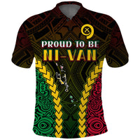 Vanuatu Indigenous Polo Shirt Proud To Be Ni Vanuatu Polynesian Pattern LT13 - Wonder Print Shop