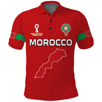 (Custom Text and Number) Morocco Football Polo Shirt Champions World Cup New History LT13 - Wonder Print Shop