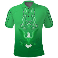 Custom Philippines Polo Shirt Sun Filipino Green Barong LT13 - Wonder Print Shop