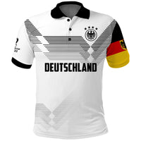 (Custom Text and Number) Germany Football Polo Shirt Come On Nationalelf Soccer Deutschland Champions World Cup LT13 - Wonder Print Shop