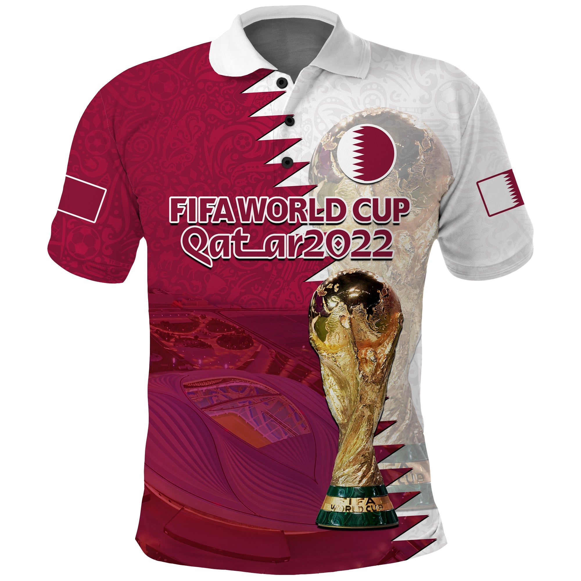 custom-text-and-number-qatar-football-polo-shirt-champions-qatari-al-janoub-stadium-wc-2022