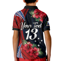 (Custom Text and Number) Samoa Fathers Day Polo Shirt KID Polynesian Best Dad Ever LT13 - Wonder Print Shop