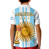 Argentina Football Polo Shirt FIFA 2022 World Cup Champions LT13 - Wonder Print Shop