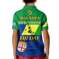 Malampa Fiji Day Polo Shirt KID Vanuatu Polynesia mix Flowers LT13 - Wonder Print Shop
