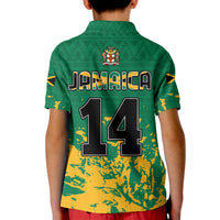 Jamaica Athletics Polo Shirt Jamaican Flag With African Pattern Sporty Style - Wonder Print Shop