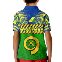 Malampa Province Polo Shirt KID Vanuatu Pig Tusk Polynesian Flag Style - Wonder Print Shop