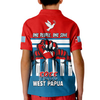 Free West Papua Polo Shirt One People One Soul Strong West Papuan LT13 - Wonder Print Shop