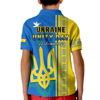 Ukraine Unity Day Polo Shirt Folk Ukrainian Coat Of Arms - Wonder Print Shop