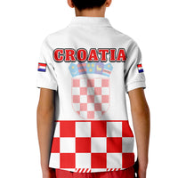 Croatia Football Polo Shirt Hrvatska Checkerboard Red Version - Wonder Print Shop