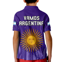 Argentina Football Polo Shirt KID Vamos La Albiceleste 2022 Newest Style - Wonder Print Shop