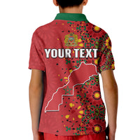 Custom Western Sahara Morocco Polo Shirt Map Red Moroccan Is Always In My Heart - Wonder Print Shop