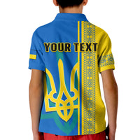 Custom Ukraine Unity Day Polo Shirt Folk Ukrainian Coat Of Arms - Wonder Print Shop