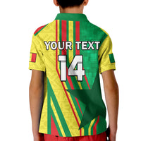 (Custom Text And Number) Senegal Football Polo Shirt Allez Les Lions Sporty Style - Wonder Print Shop