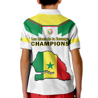 Senegal Football Polo Shirt KID Champions WC 2022 - Wonder Print Shop