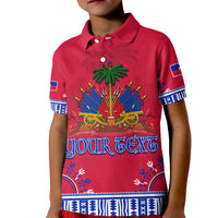 Custom Haiti Polo Shirt KID Dashiki Style Gorgeous LT13 - Wonder Print Shop