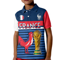 France Football The Blues Polo Shirt Les Bleus Le Champion 2022 World Cup LT13 - Wonder Print Shop
