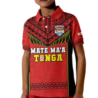 Custom Text And Number Tonga Rugby Polo Shirt Mate Maa Tonga Pacific Ngatu Black - Wonder Print Shop