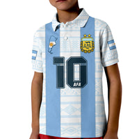 (Custom Text And Number) Argentina Polo Shirt Football 2022 Vamos La Albiceleste - Wonder Print Shop