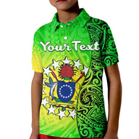 Custom Cook Islands Polo Shirt Coat Of Arms Turtle Polynesian - Wonder Print Shop