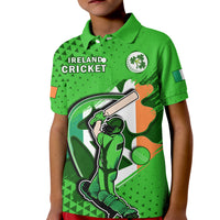 Ireland Cricket Polo Shirt Irish Flag Shamrock Sporty Style - Wonder Print Shop