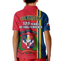 Dominican Republic Polo Shirt Happy 179 Years Of Independence - Wonder Print Shop