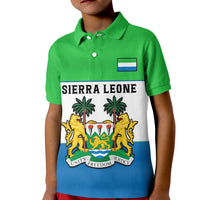 Custom Sierra Leone Polo Shirt Happy Independence Day - Wonder Print Shop