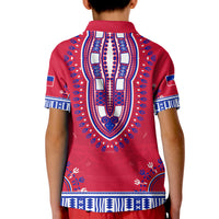 Custom Haiti Polo Shirt KID Dashiki Style Gorgeous LT13 - Wonder Print Shop