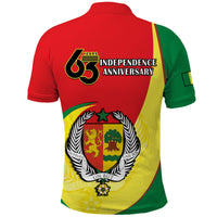 Senegal Polo Shirt Happy 63th Independence Day - Wonder Print Shop