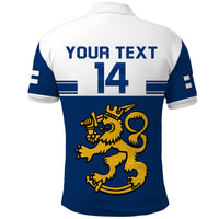 (Custom Text And Number) Finland Hockey Polo Shirt 2023 Come On Suomi - Wonder Print Shop