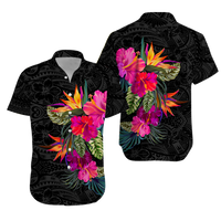 Polynesia Hibiscus Polynesian Tribal Matching Hawaiian Shirt And Dress - LT12 - Wonder Print Shop